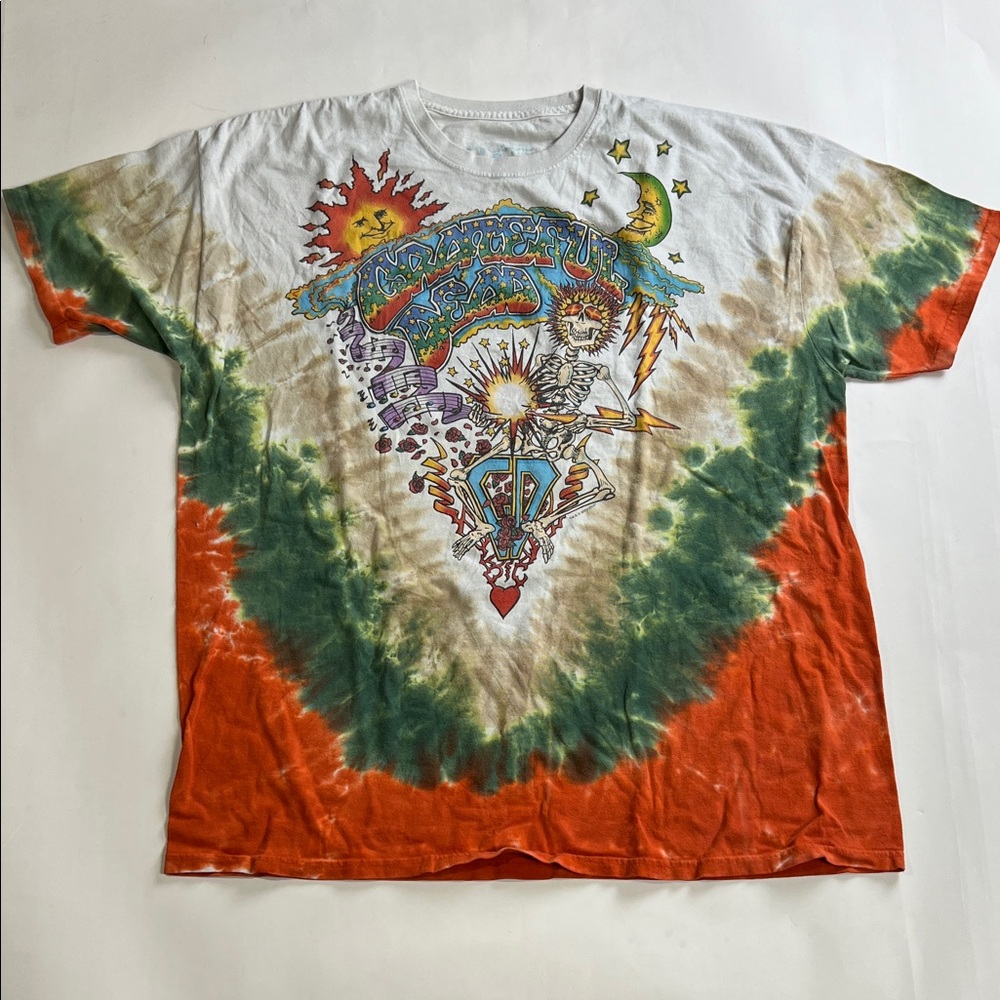 Grateful Dead Multicolor Tie-Dye Tee Size XL